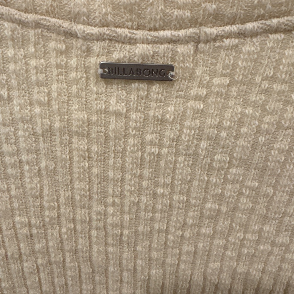Billabong Essentials Button Up Sweater Size Xs - image 3
